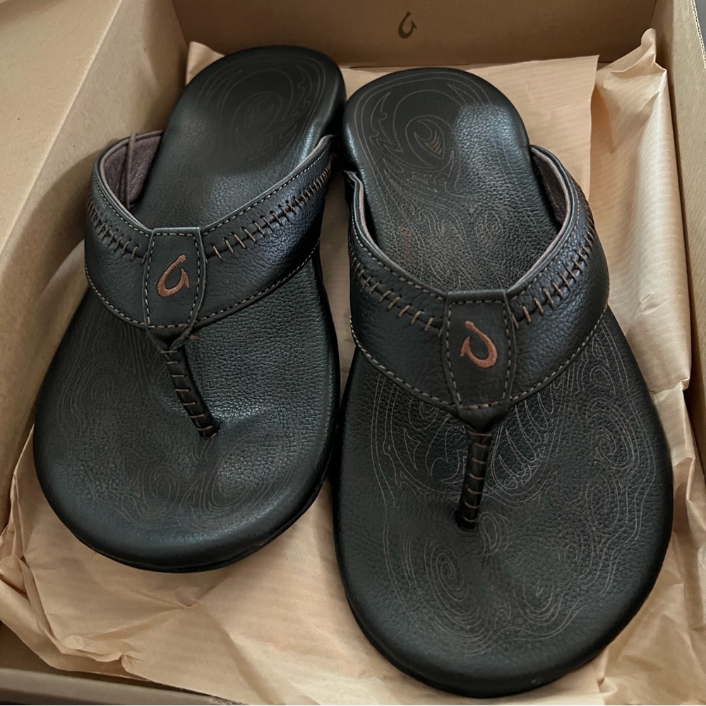 Olukai Leather Sandals Hiapo